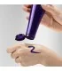 Текстура и цвет шампуня Shu Uemura Yūbi Blonde Anti-Brass Purple Shampoo