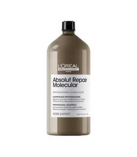 Shampoing L'Oréal Professionnel Absolut Repair Molecular, 1500 ml pour restaurer les cheveux abîmés