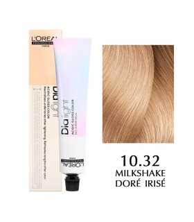 Tinte L'Oréal Professionnel Dia Light, Color: 10.32 - Milkshake Oro Claro-Perlado