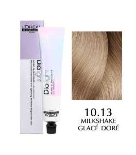 L'Oreal Professionnel Dia Light Hair Dye, Color: 10.13 - milkshake light ashy-gold.