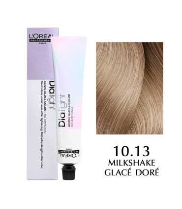 Tinte L'Oréal Professionnel Dia Light, Color: 10.13 - milkshake light ashy-golden