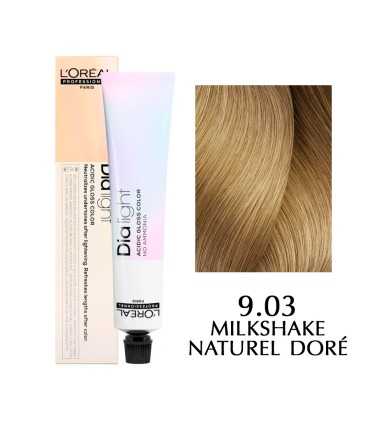 Tinte L'Oréal Professionnel Dia Light, Color: 9.03 - Milkshake Golden