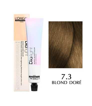 Tinte L'Oreal Professionnel Dia Light, Color: 7.3 - rubio dorado.