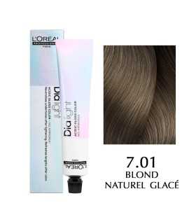 Tinte L'Oreal Professionnel Dia Light, Color: 7.01 - Rubio hielo
