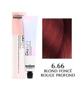 Tinte L'Oreal Professionnel Dia Light, Color: 6.66 - Rubio Oscuro Rojo Profundo