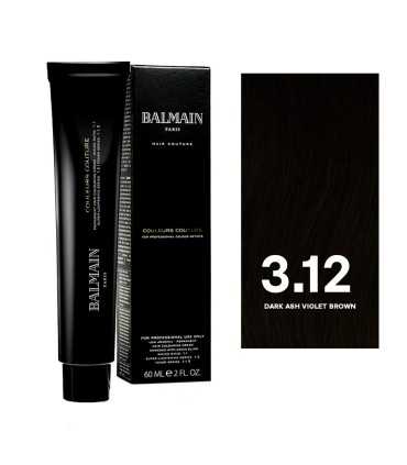 Краска для волос Balmain Couleurs Couture. Оттенок 3.12 Dark Ash Violet Brown - 60ml