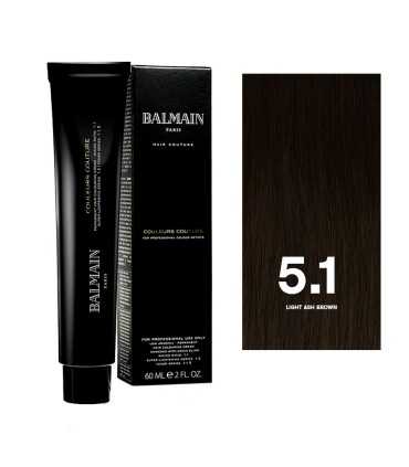 Balmain Couleurs Couture hair dye. Shade 5.1 Light Ash Brown - 60ml