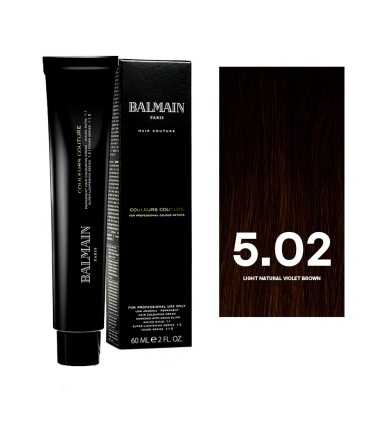 Краска для волос Balmain Couleurs Couture. Оттенок 5.02 Light Natural Violet Brown - 60ml