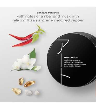 Key ingredients of Shu Uermura Uzu Cotton styling cream