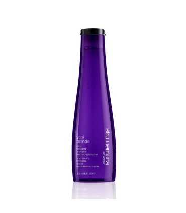 Shu Uemura Yūbi Blonde Glow Revealing Shampoo 300ml for radiant blonde.